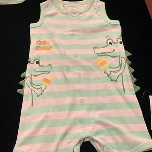 Little crocodile romper.